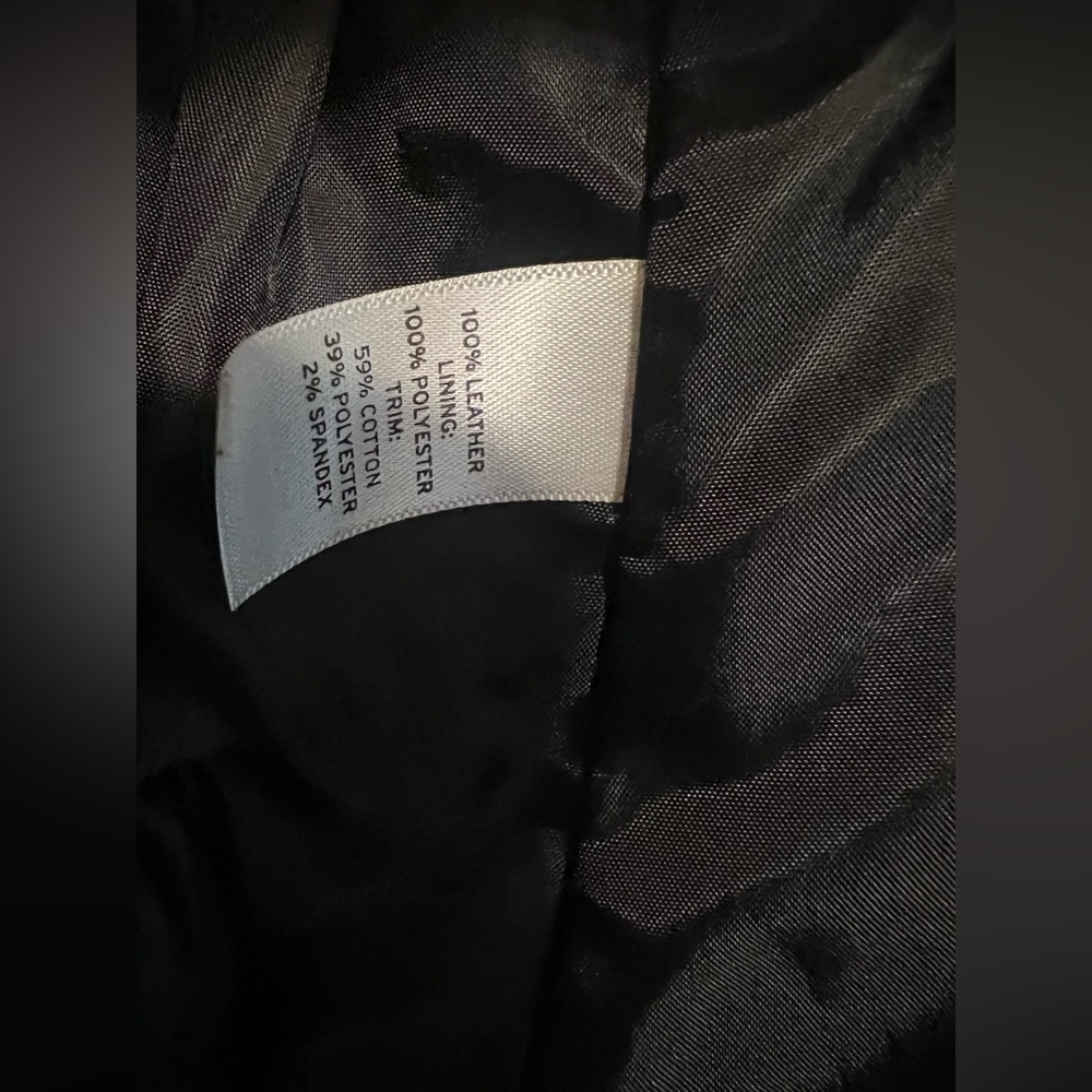 Hinge Leather Women's Black Drape Jacket - image 4